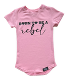 Ružové tričko Born to be