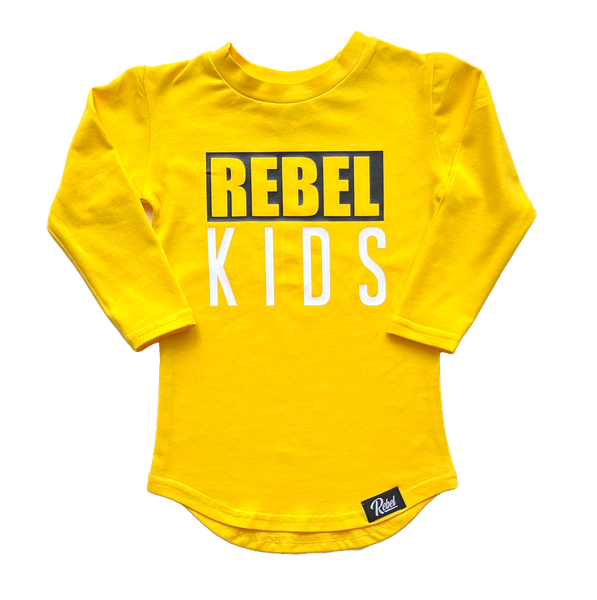 Žltý nátelník Rebel kids